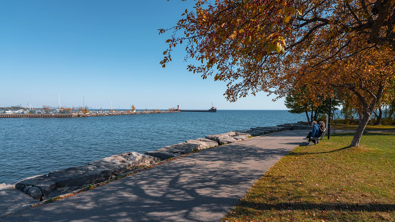 Image taken in J.C. Saddington Park located in Port Credit, Mississauga overlooking Lake Ontario.