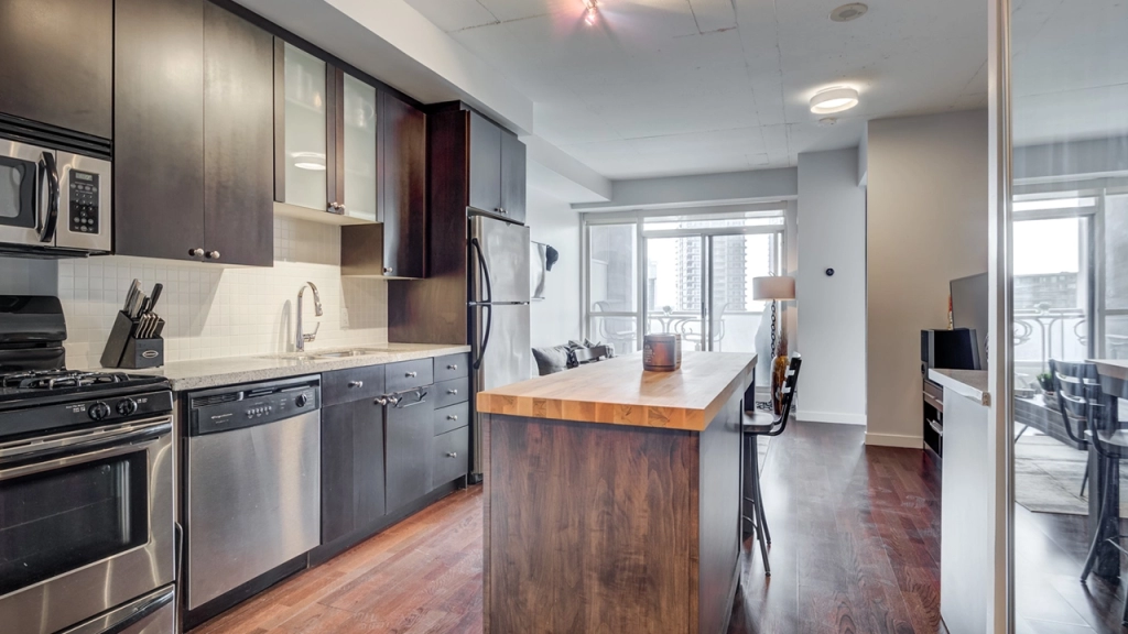 An image of a smaller condo located in Toronto perfect for downsizing.