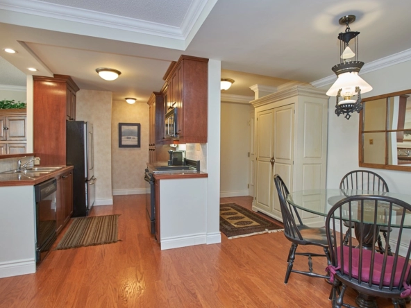 Kitchen + Dining room of 162 Reynolds Street #203