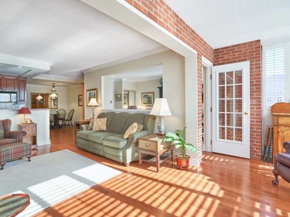 Sun room facing second bedroom of 162 Reynolds Street #203