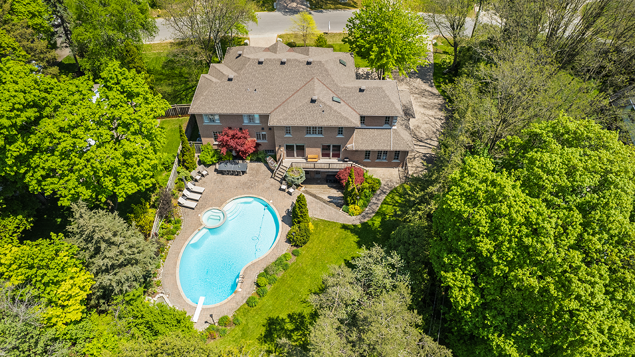 Backyard exterior of home. Professional real estate photography taken by Terracon Media