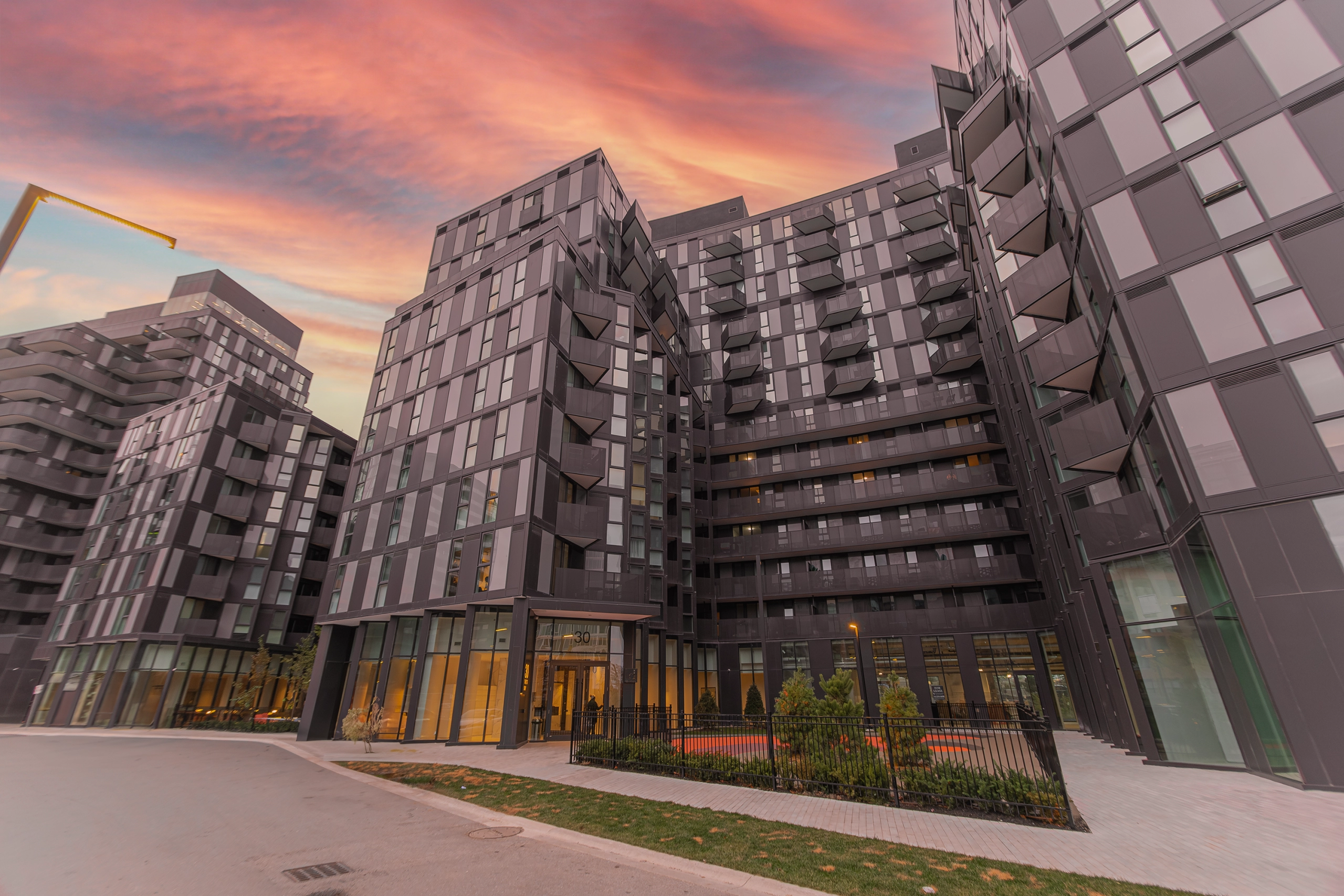 Exterior image of 30 Tretti Way located in Clanton Park of Toronto, Ontario, Canada.