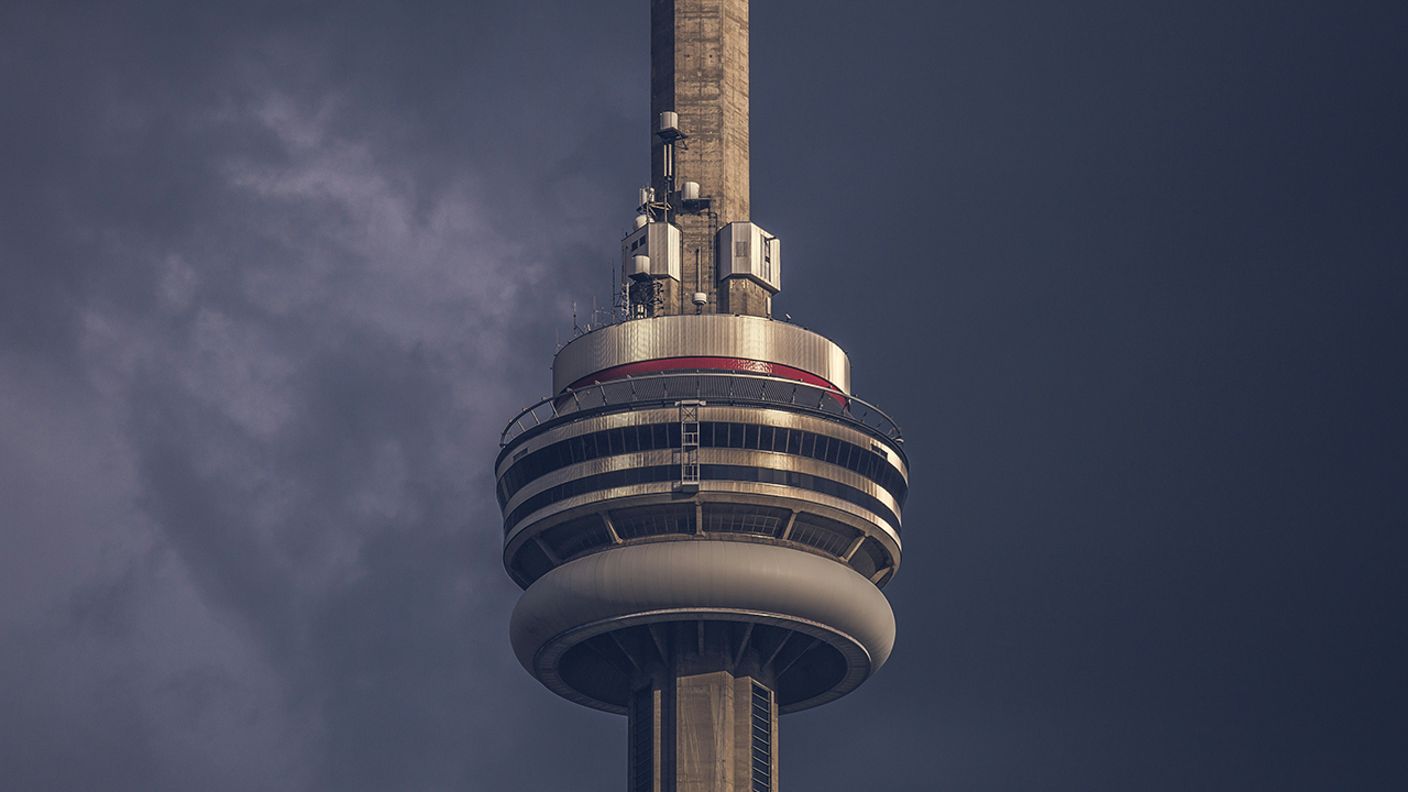 An image of the CN Tower located in Toronto, Ontario, Canada.