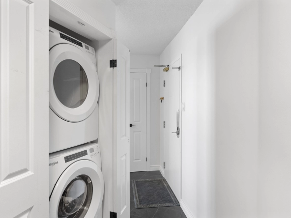 Laundry located at 250 Queens Quay West unit 1208 - a Toronto condo for rent by real estate broker and Toronto rental agent Marco Pedri.