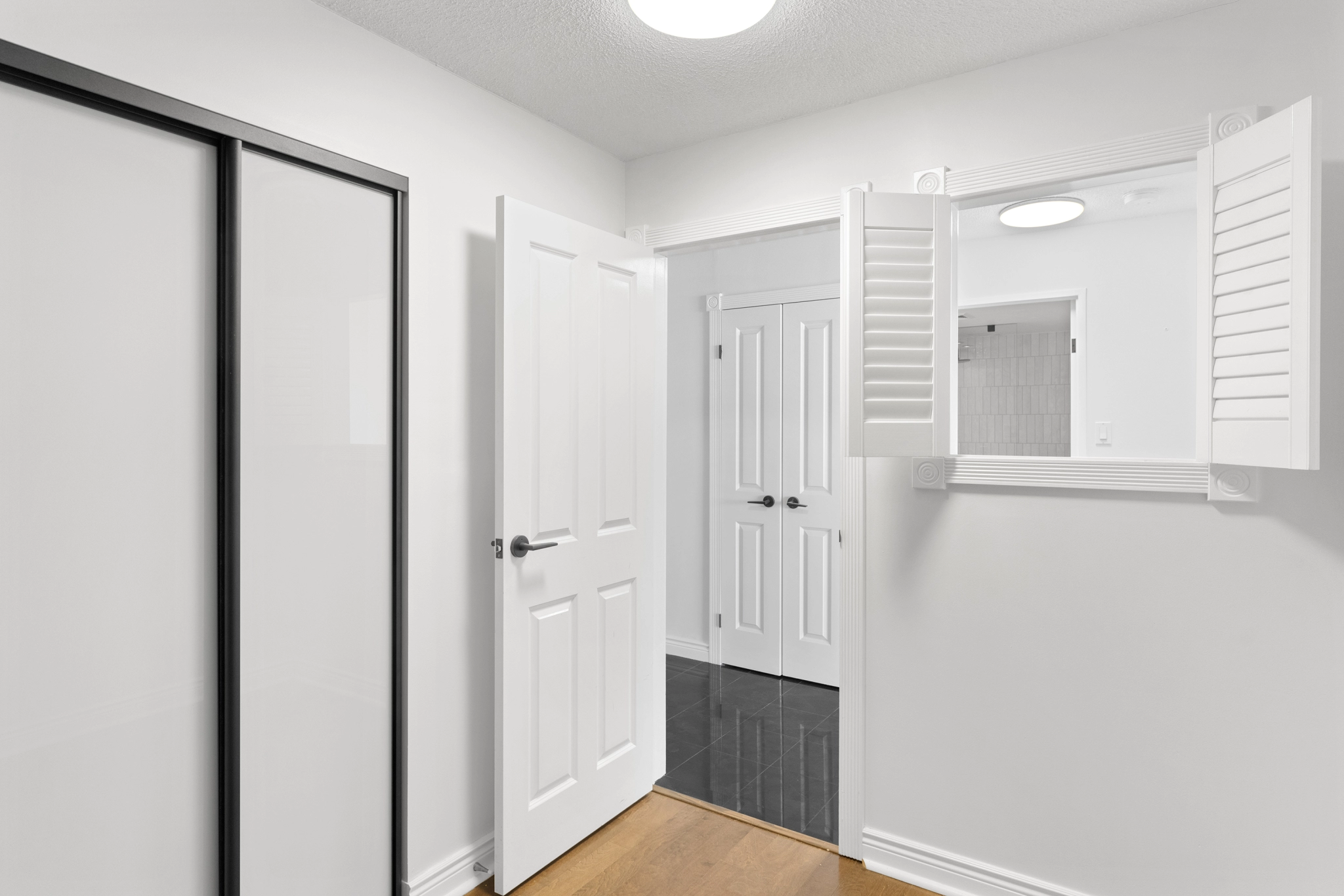 Second bedroom entrance located at 250 Queens Quay West unit 1208 - a Toronto condo for rent by real estate broker and Toronto rental agent Marco Pedri.