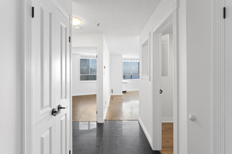 Foyer located at 250 Queens Quay West unit 1208 - a Toronto condo for rent by real estate broker and Toronto rental agent Marco Pedri.