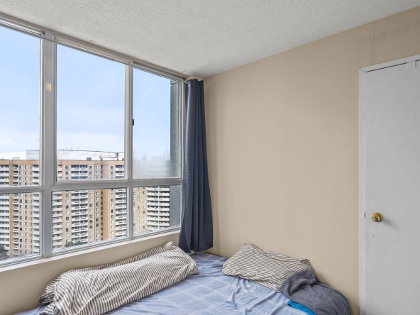 Bedroom 3 of 3695 Kaneff Crescent SPH11 located in Mississauga, Ontario, Canada - a condo listed for lease by Marco Pedri - Broker with Shoreline Realty Corp., Brokerage