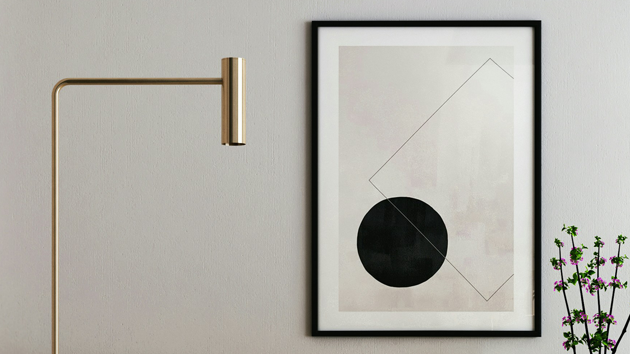 Wall art that has been used in a penthouse.