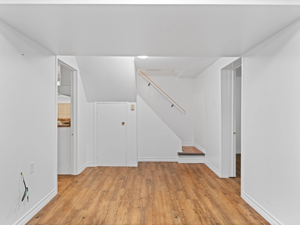 An image of a basement apartment located at 83 Nipigon Avenue.