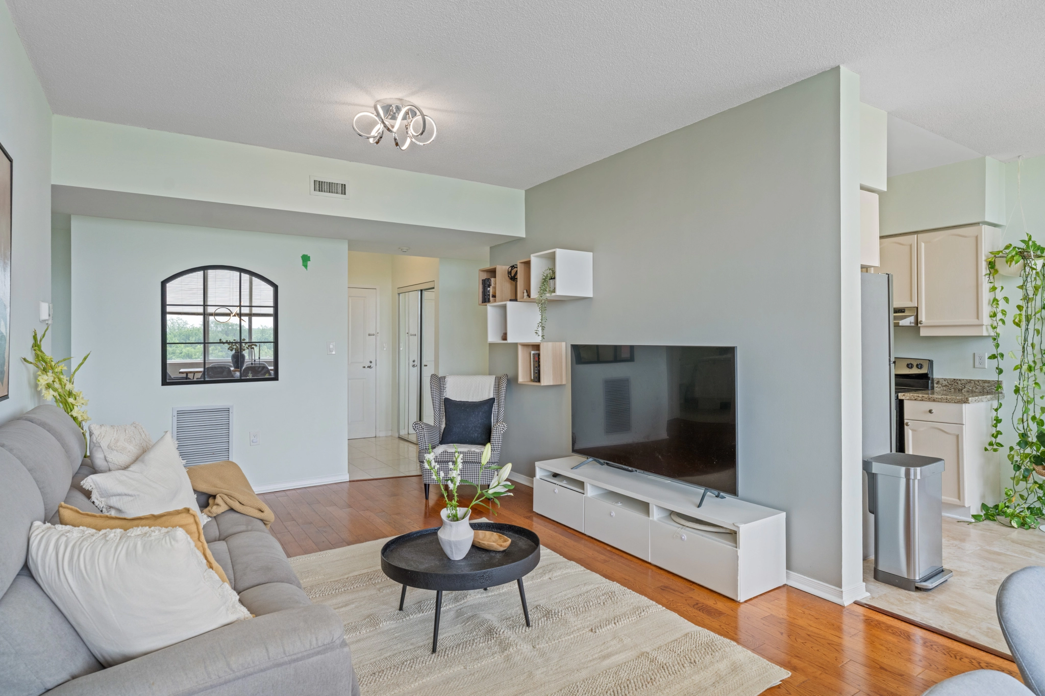 Interior living room image of an owned home.